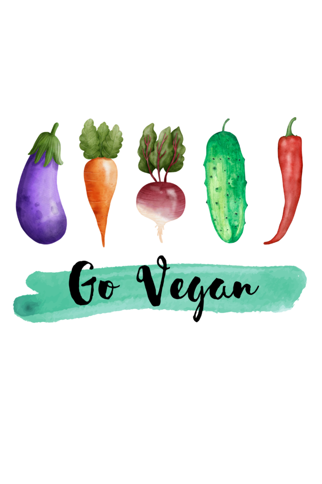 GO Vegan Vegetable Tote Bag