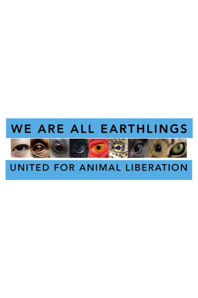 We are all earthlings- United For Animal Liberation Unisex Hoodie